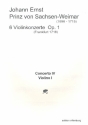 6 Konzerte op.1 Nr.4 fr Violine, Streicher und Bc Stimmensatz (3-3-2-2)