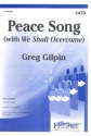 Peace Song for mixed chorus with descant and piano score