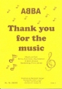 Thank You for the Music: for Big Band Direktion und Stimmen (mit Text)