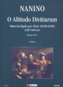O altitudo Divitiarum for double chorus and Bc score