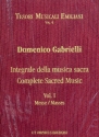Integrale della musica sacra vool.1 Messe partitura