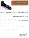 Duo op.10,1 fr 2 Klarinetten Partitur und Stimmen