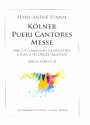 Klner Pueri Cantores Messe fr gem Chor und Orgel (Klavier) Partitur