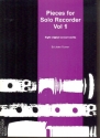 Pieces for Solo Recorder for descant or treble recorder