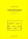 2 Sonatinen fr Sopranblockflte und Klavier