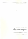 Marienvesper fr Schola, Gemeinde und gem Chor Partitur
