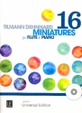 16 Miniatures (+CD) for flute and piano
