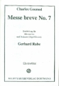Messe breve no.7 fr Mnnerchor und Orchester (Orgel/Klavier) Chorpartitur