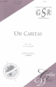 Ubi Caritas for mixed chorus a cappella score (la)