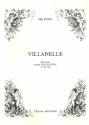Villanelle pour voix leves et piano partition9,20