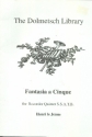 Fantasia a cinque for 5 recorders (SSATB) score and parts