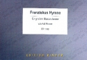 Franziskus Hymne fr Blasorchester Direktion und Stimmen