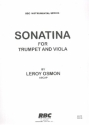 Sonatina for trumpet and viola score,  archive copy