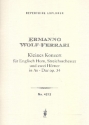 Kleines Konzert As-Dur op.34 fr Englischhorn und Kammerorchester Studienpartitur
