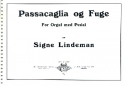 Passacaglia og Fuge for orgel