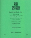 Christmas Carol Suite no.1 for 4 trumpets score and parts