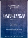 Introduction et tarantelle op.43 pour clarinette et piano
