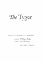 The Tyger for mixed chorus a cappella score (en)