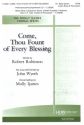 Come, Thou fount of every Blessing for mixed choir and piano (opt. brass and percussion) score