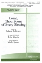 Come, Thou fount of every Blessing for mixed choir and piano (opt. brass and percussion) score