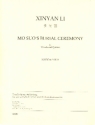 Mo Suo's Burial Ceremony for flute, oboe, clarinet, horn and bassoon score and parts