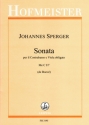 Sonata Me C I/7 fr Kontrabass, Viola ad lib und Klavier