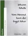 Vom Himmel kam der Engel Schar fr gem Chor (SSATB) und Instrumente Chorpartitur