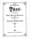 Trio in f sharp Minor no.6 for violin, viola and violoncello parts