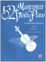 52 Masterpieces in the first Position for violin and piano