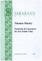 Fantasias and Canzonets for 2 treble viols 2 scores