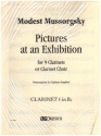 Pictures at an Exhibition for 9 clarinets (clarinet choir) parts