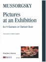 Pictures at an Exhibition for 9 clarinets (clarinet choir) score