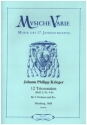12 Triosonaten Band 2 Nr.4-6 fr 2 Violinen und Bc (Orgel) Partitur und Stimmen (Bc nicht ausgesetzt)