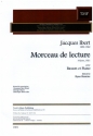 Morceau de Lecture pour basson et piano
