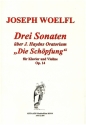 3 Sonaten ber J. Haydns Oratorium 'Die Schpfung' op.14 fr Violine und Klavier