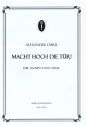 Macht hoch die Tr fr Trompete (Sopransaxophon) und Orgel