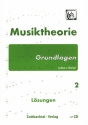 Musiktheorie Grundlagen Band 2 (+CD) Lsungen