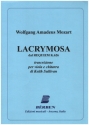 Lacrymosa dal Requiem KV626 per viola e chitarra partitura