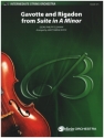 Gavotte and Rigadon from 'Suite in A Minor' for string orchestra score and parts (strings 8-8-5--5-5-5)