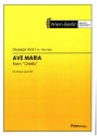 Ave Maria from 'Otello' for 2 trumpets, horn, trombone and tuba score and parts