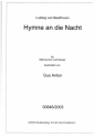 Hymne an die Nacht fr Mnnerchor und Klavier (Orgel) Chorpartitur