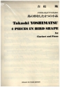 4 pieces in Bird Shape op.18 for clarinet and piano