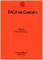 Bach for Clarinets for 2 clarinets score and parts
