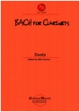 Bach for Clarinets for 2 clarinets score and parts