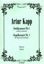 Orgelkonzert Nr.1 F-Dur fr Orgel und Orchester Partitur