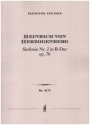 Sinfonie B-Dur Nr.2 op.70 fr Orchester Partitur