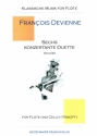 6 konzertante Duette op.83 fr Flte und Violoncello (Fagott) Spielpartitur