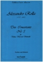 Trio Concertante Nr.3 fr Violine, Viola und Violoncello Partitur und Stimmen