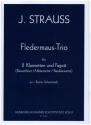 Fledermaus-Trio fr 2 Klarinetten und Fagott (Bassetthorn/Altklarinette/Bassklarinette Partitur und Stimmen