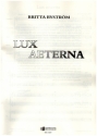 Lux aeterna for mixed chorus (SSAABB) a cappella vocal score